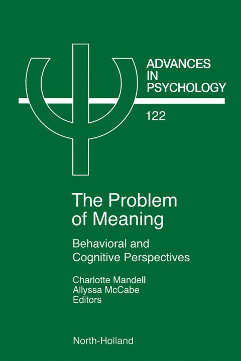 PROBLEM OF MEANING BEHAVIOURAL AND COGNITIVE PERSPECTIVES: BEHAVIORAL AND COGNITIVE PERSPECTIVES