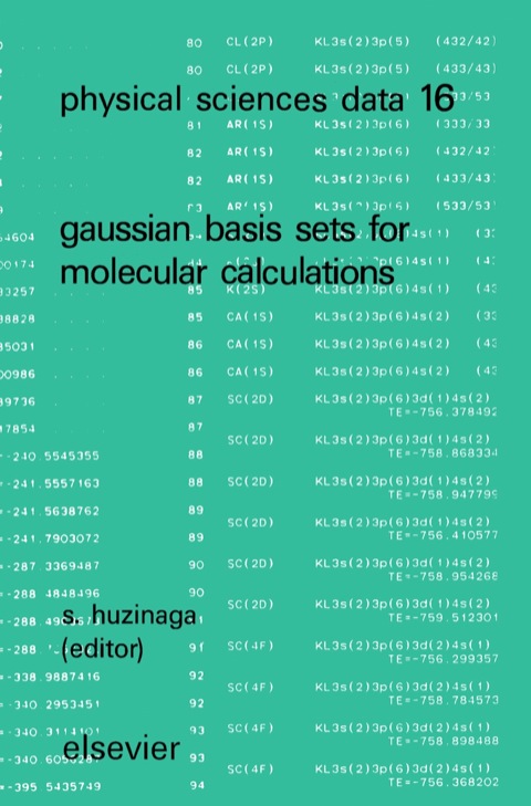 GAUSSIAN BASIS SETS FOR MOLECULAR CALCULATIONS