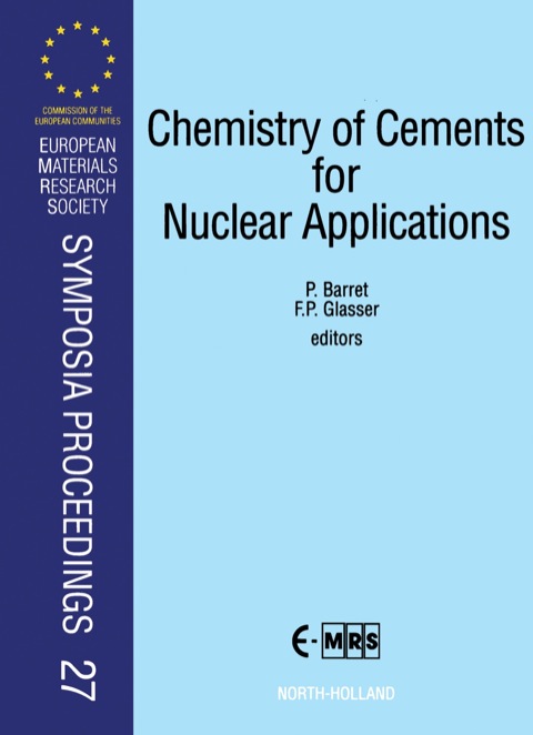CHEMISTRY OF CEMENTS FOR NUCLEAR APPLICATIONS