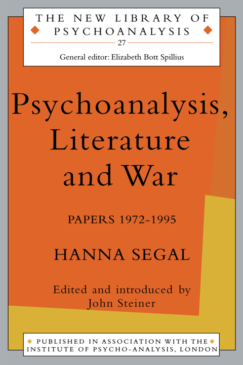 PSYCHOANALYSIS, LITERATURE AND WAR