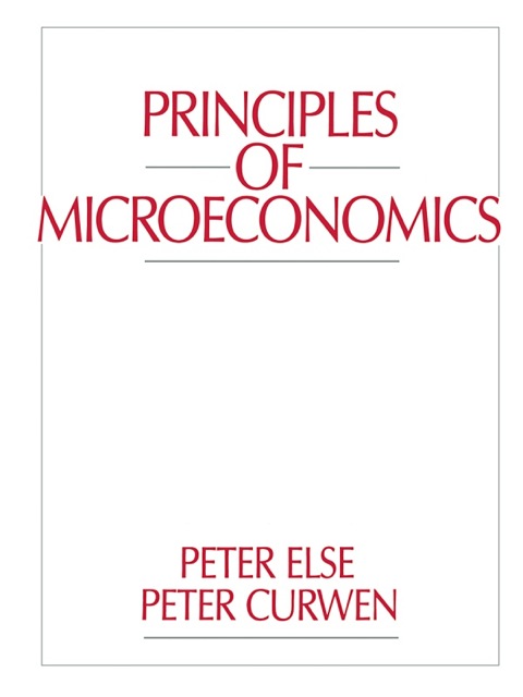 PRINCIPLES OF MICROECONOMICS