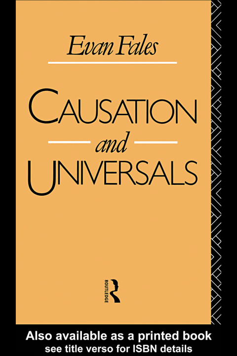 CAUSATION AND UNIVERSALS