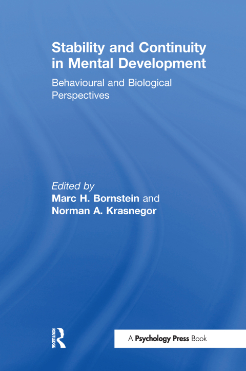 STABILITY AND CONTINUITY IN MENTAL DEVELOPMENT