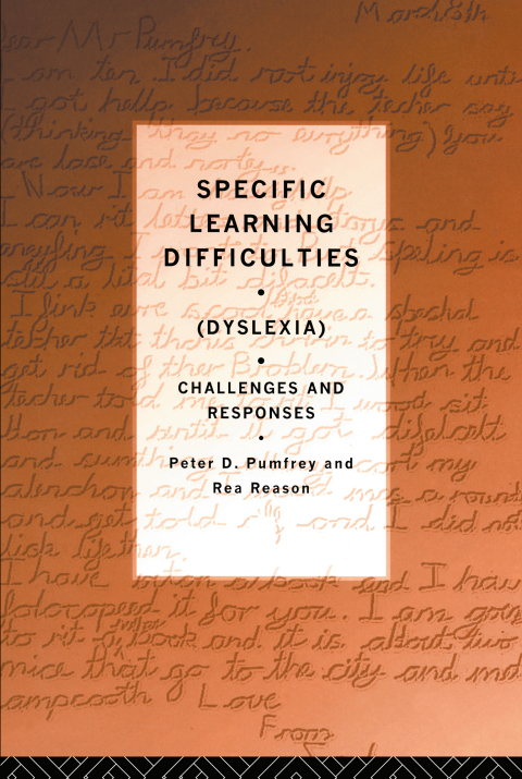 SPECIFIC LEARNING DIFFICULTIES (DYSLEXIA)