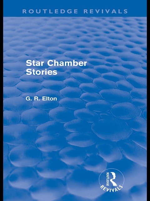 STAR CHAMBER STORIES (ROUTLEDGE REVIVALS)