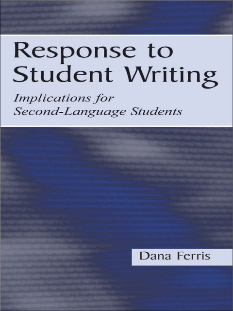 RESPONSE TO STUDENT WRITING