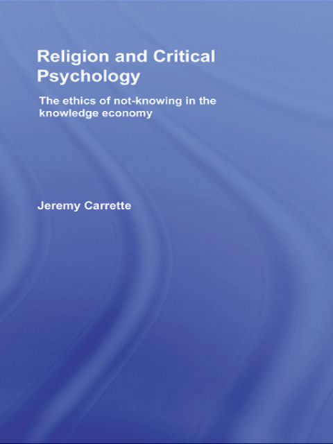 RELIGION AND CRITICAL PSYCHOLOGY