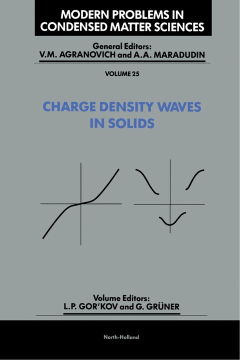 CHARGE DENSITY WAVES IN SOLIDS
