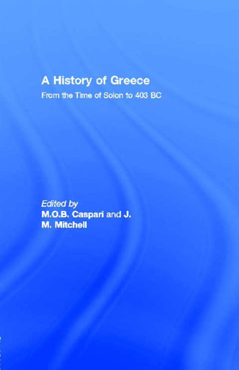 A HISTORY OF GREECE