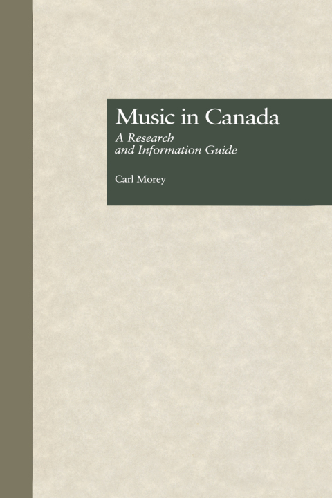 MUSIC IN CANADA