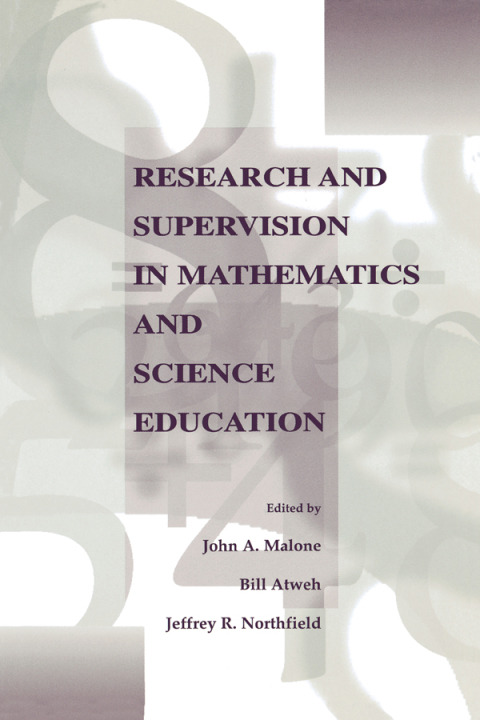 RESEARCH AND SUPERVISION IN MATHEMATICS AND SCIENCE EDUCATION