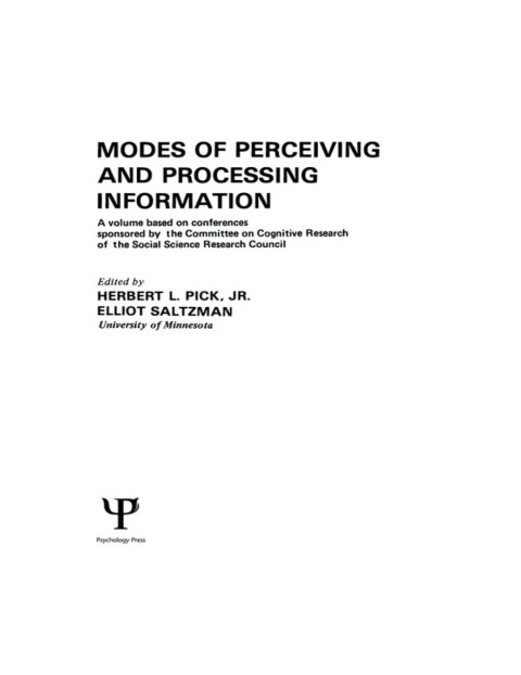 MODES OF PERCEIVING AND PROCESSING INFORMATION