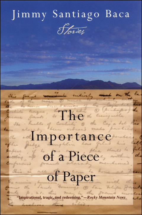 THE IMPORTANCE OF A PIECE OF PAPER