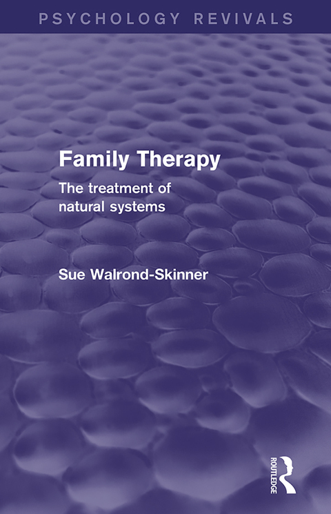 FAMILY THERAPY (PSYCHOLOGY REVIVALS)