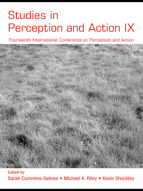 STUDIES IN PERCEPTION AND ACTION IX