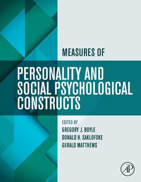 MEASURES OF PERSONALITY AND SOCIAL PSYCHOLOGICAL CONSTRUCTS