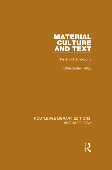 MATERIAL CULTURE AND TEXT