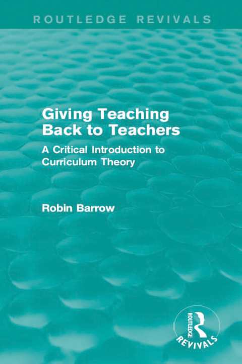 GIVING TEACHING BACK TO TEACHERS