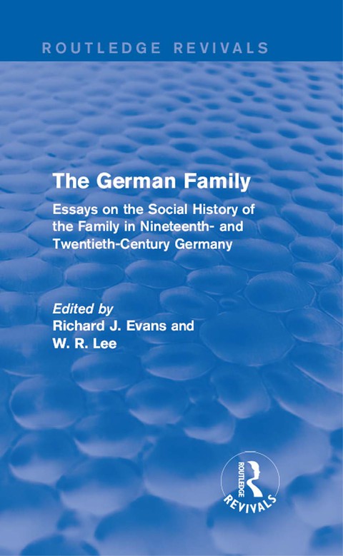THE GERMAN FAMILY (ROUTLEDGE REVIVALS)
