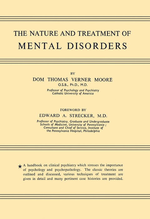 THE NATURE AND TREATMENT OF MENTAL DISORDERS