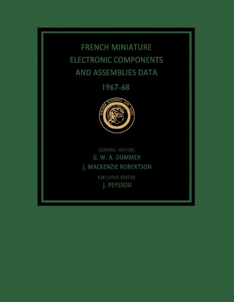 FRENCH MINIATURE ELECTRONIC COMPONENTS AND ASSEMBLIES DATA 1967-68