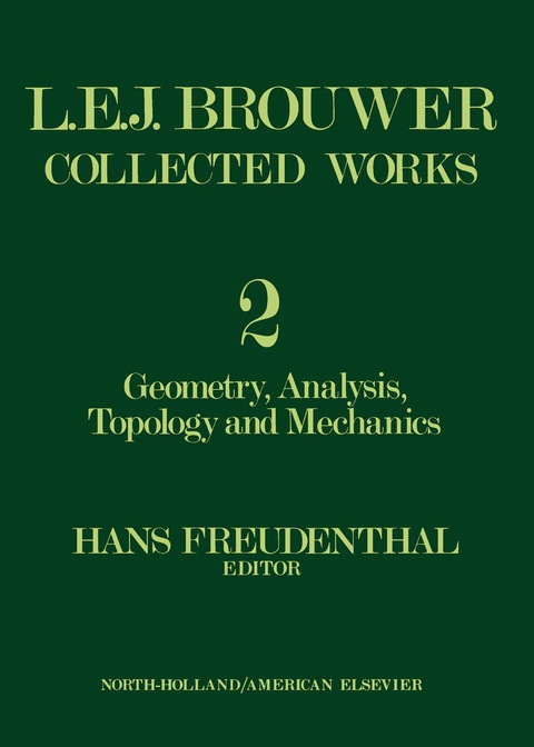 L. E. J. BROUWER COLLECTED WORKS