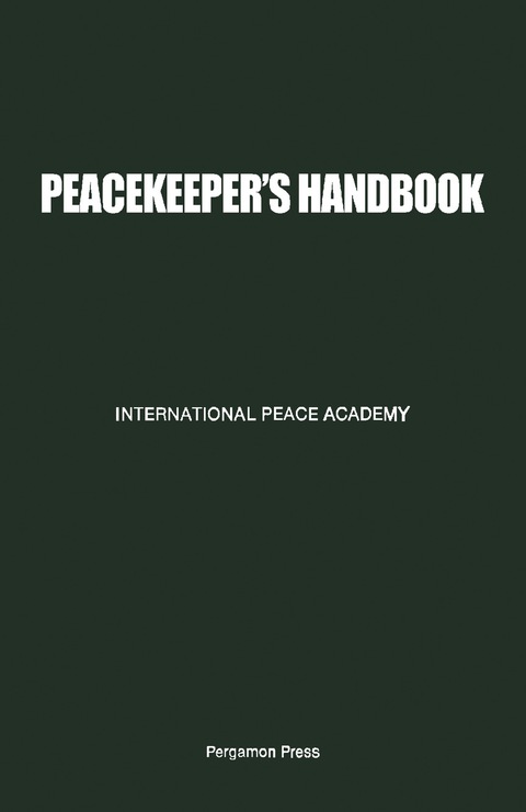 PEACEKEEPER'S HANDBOOK