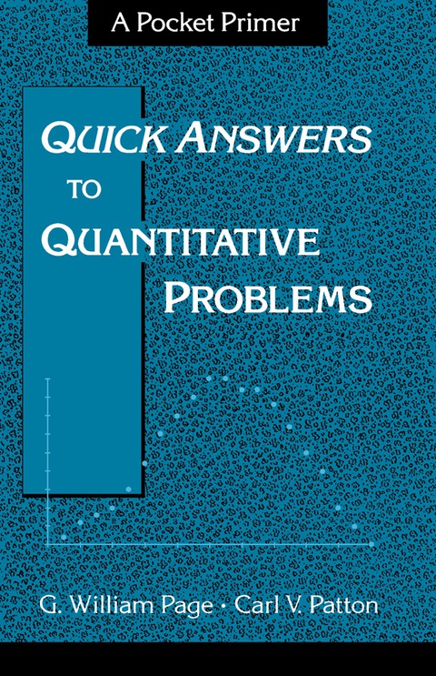 QUICK ANSWERS TO QUANTITATIVE PROBLEMS