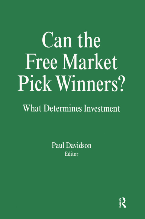CAN THE FREE MARKET PICK WINNERS?
