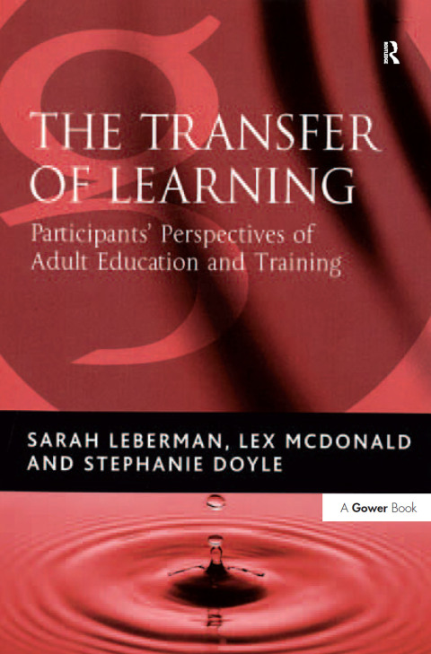 THE TRANSFER OF LEARNING