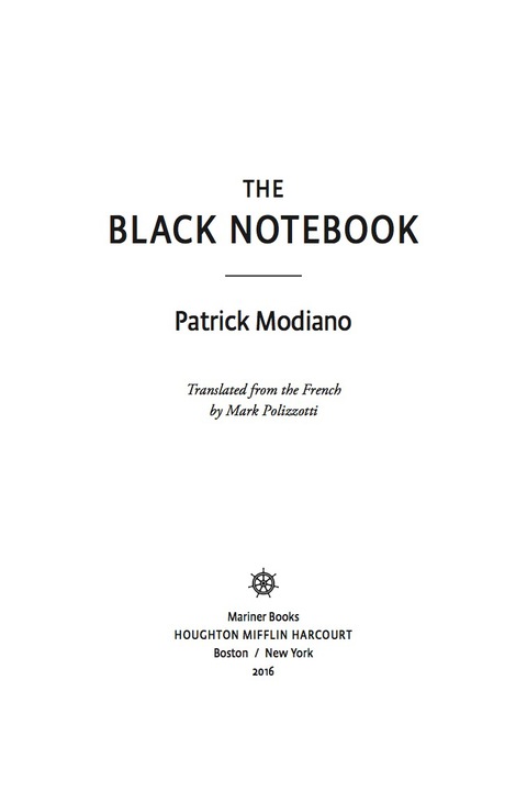 THE BLACK NOTEBOOK
