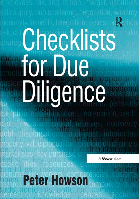CHECKLISTS FOR DUE DILIGENCE