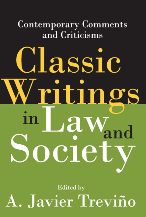 CLASSIC WRITINGS IN LAW AND SOCIETY