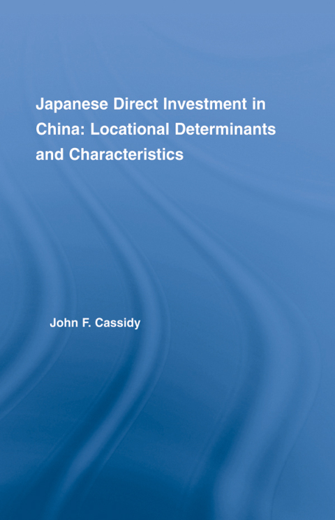 JAPANESE DIRECT INVESTMENT IN CHINA