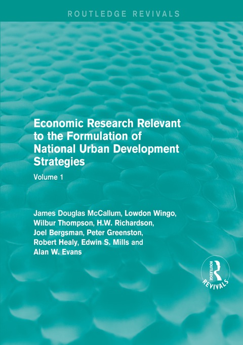 ECONOMIC RESEARCH RELEVANT TO THE FORMULATION OF NATIONAL URBAN DEVELOPMENT STRATEGIES