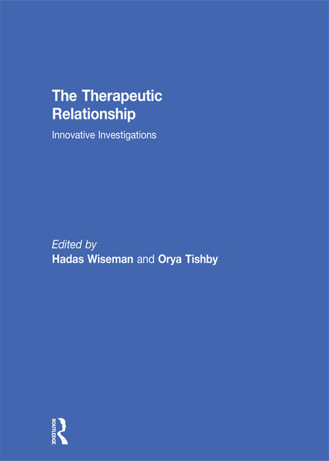 THE THERAPEUTIC RELATIONSHIP