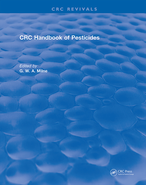 CRC HANDBOOK OF PESTICIDES