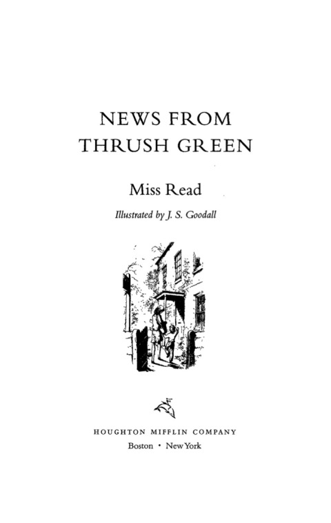 NEWS FROM THRUSH GREEN