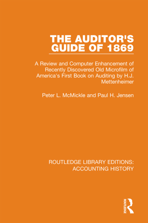 THE AUDITOR'S GUIDE OF 1869