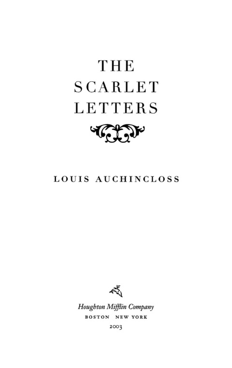 THE SCARLET LETTERS