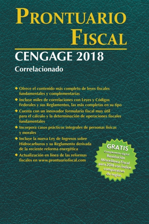 PRONTUARIO FISCAL CENGAGE 2018