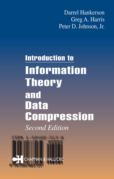INTRODUCTION TO INFORMATION THEORY AND DATA COMPRESSION