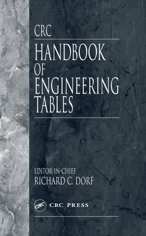 CRC HANDBOOK OF ENGINEERING TABLES