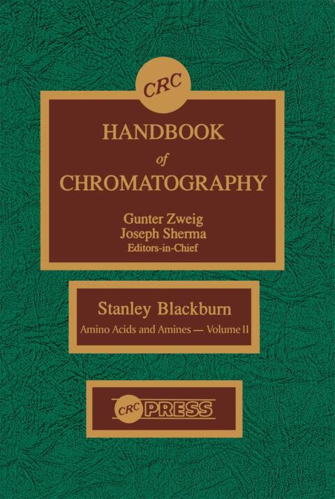 CRC HANDBOOK OF CHROMATOGRAPHY
