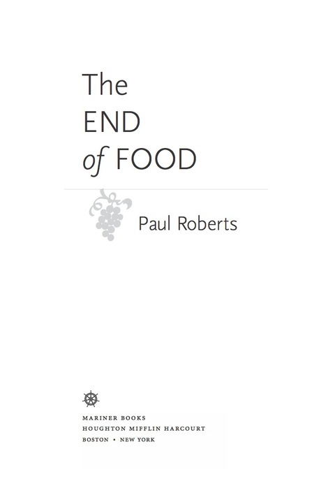 THE END OF FOOD