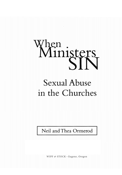 WHEN MINISTERS SIN