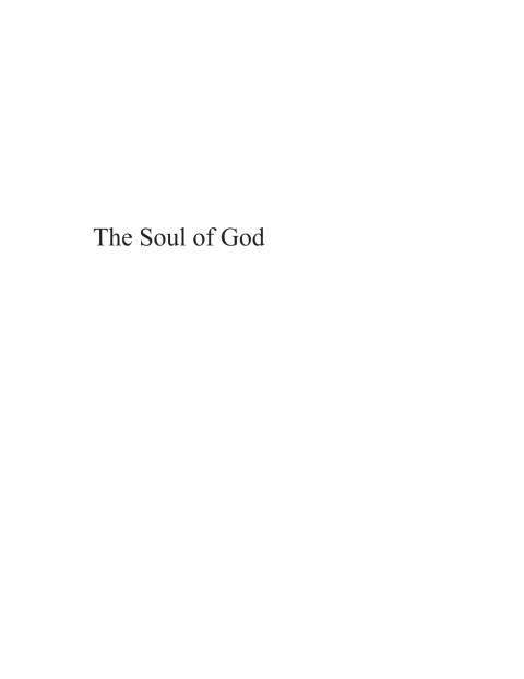 THE SOUL OF GOD