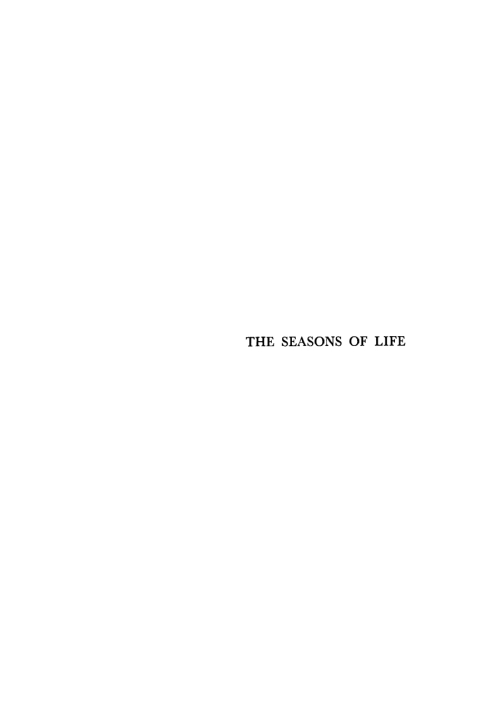 THE SEASONS OF LIFE