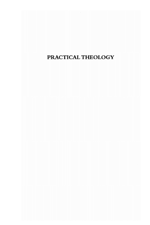 PRACTICAL THEOLOGY