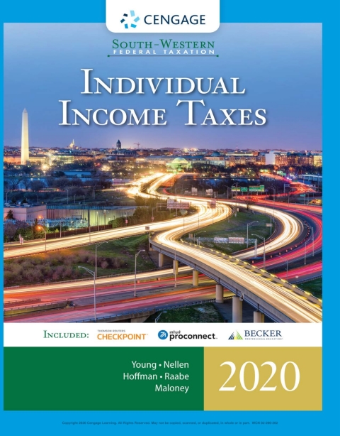 SOUTH-WESTERN FEDERAL TAXATION 2020: INDIVIDUAL INCOME TAXES